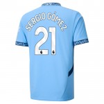 Günstige Fußballtrikots Manchester City Sergio Gomez 21 Heimtrikot 2024-25 Kurzarm